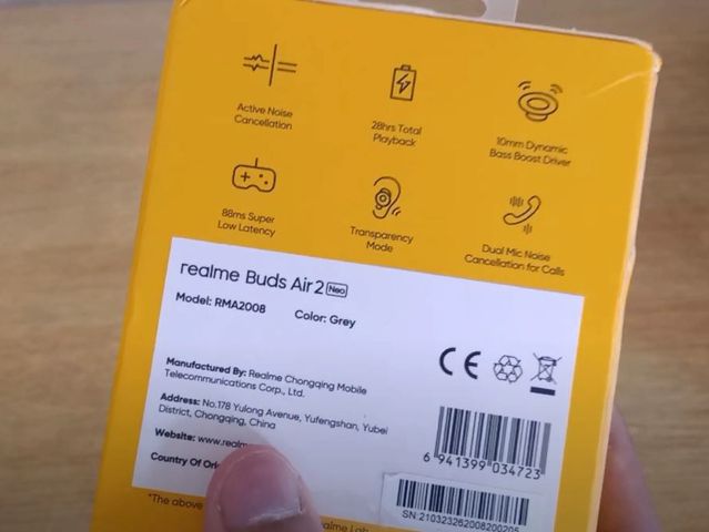 Realme Buds Air 2 Neo Обзор: Бюджетные TWS наушники с хорошей работой ANC
