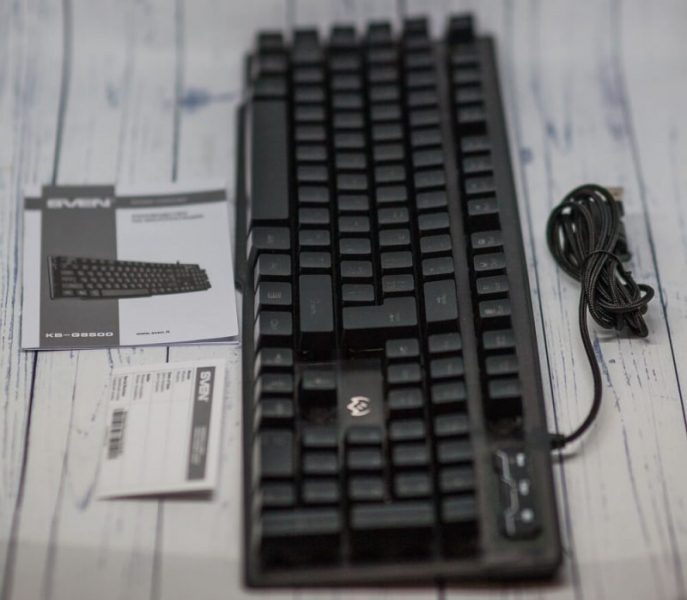 Обзор Sven KB-G8500 — проводная клавиатура с подсветкой